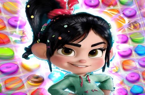 vanellope von schweetz match 3 puzzle