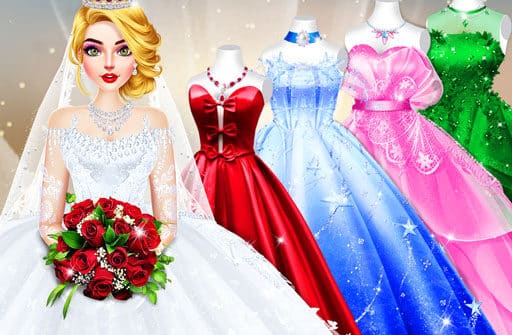 wedding dress up girls games