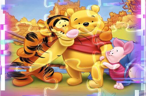 winnie the pooh match3 puzzle