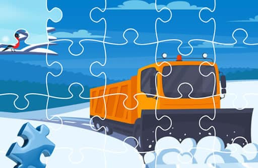 winter trucks jigsaw