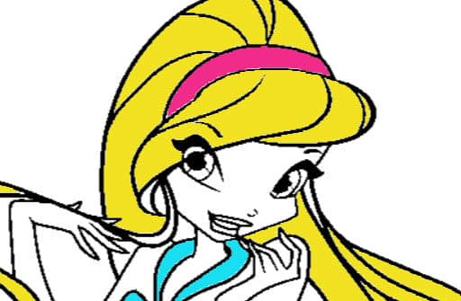 winx coloring page game