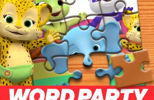 word party jigsaw puzzle