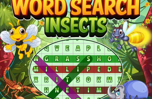 word search insects