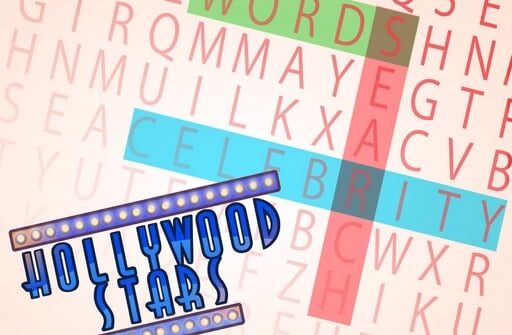 words search hollywood stars