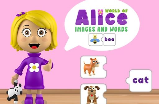 world of alice images and words