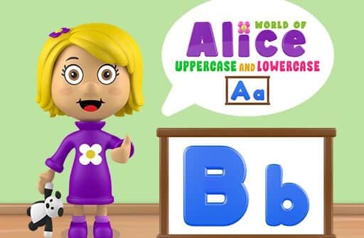 world of alice uppercase and lowercase