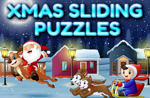 xmas sliding puzzles